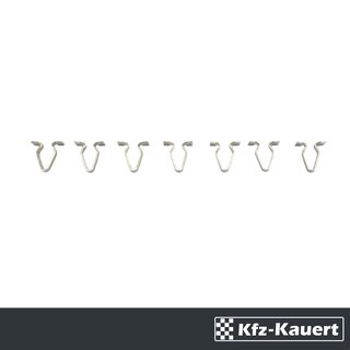 7x JP Klammer fr Trzierleiste passend fr 911 964 993 Porsche Trschacht